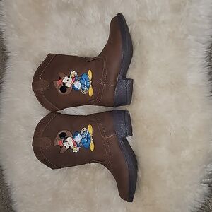 Disney Mickey Mouse cowboy boots. Toddler size 7